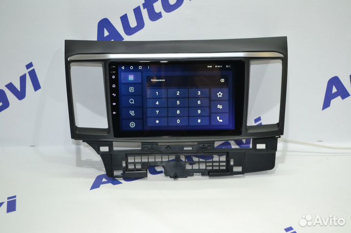 Android магнитола Mitsubishi Lancer 10, есть Teyes
