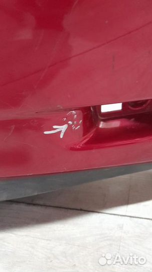 Бампер задний под парктроники Mazda 6 Gj С 2013 По