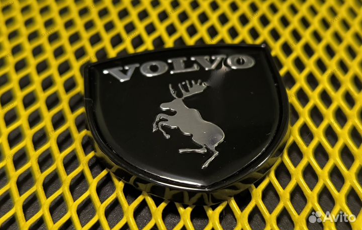 Наклейки декоративные Volvo черные комплект