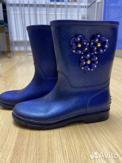 Резиновые сапоги для девочки