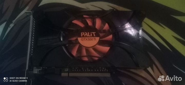 Видеокарта palit gtx 550 ti