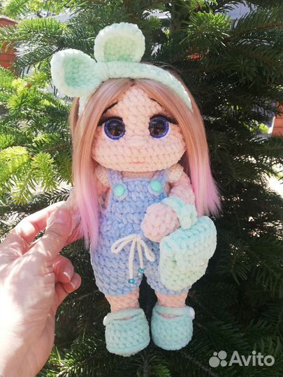 Вязаная кукла, игрушки крючком для детей