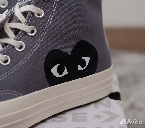 Comme des Garcons Play x Converse Grey