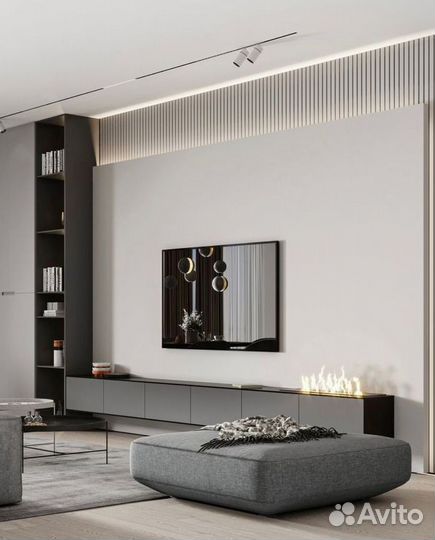 Тв зона со шкафами с фабрики