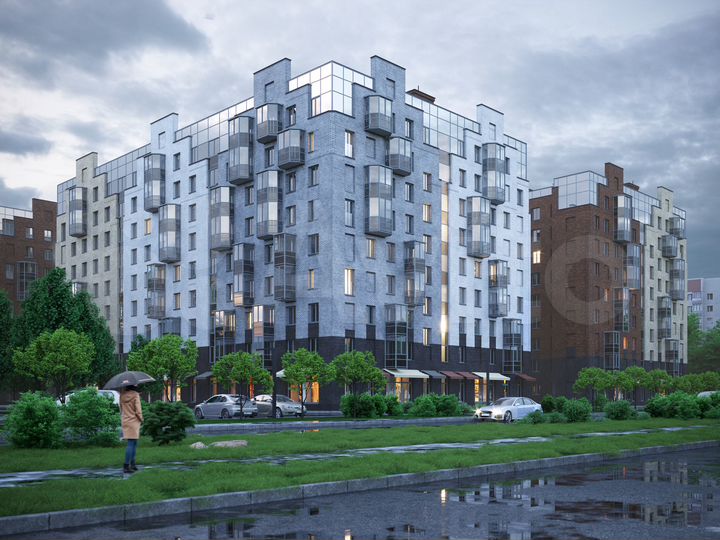 2-к. квартира, 48,3 м², 9/9 эт.