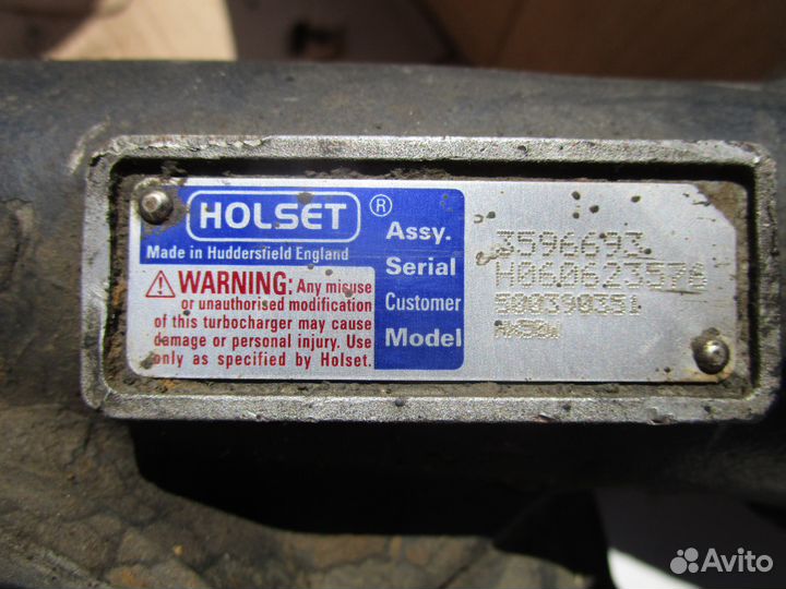 Турбокомпрессор Holset 2836658 Iveco