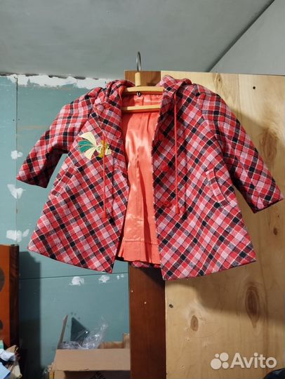 Пальто для девочки ретро