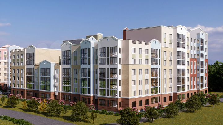 1-к. квартира, 46 м², 3/8 эт.