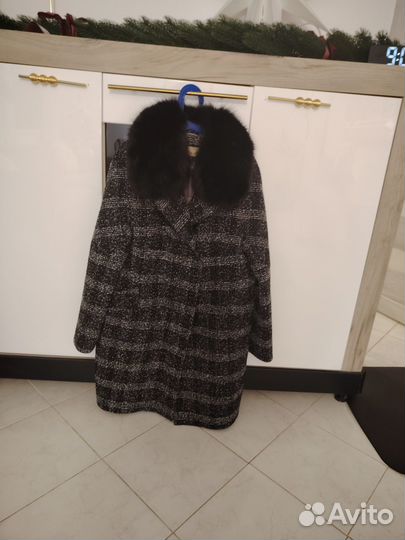 Пальто женское зимнее 46 48 теплое