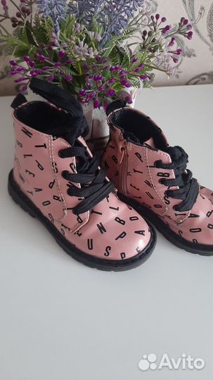 Ботинки zara для девочки 21