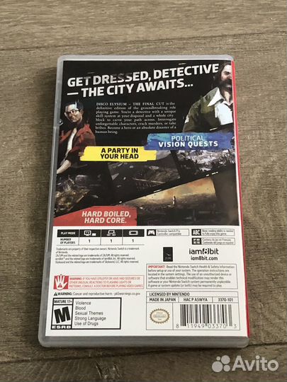 Disco Elysium Nintendo Switch