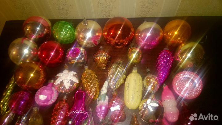 Елочные игрушки советские, старинные, редкие