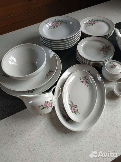 Сервиз столовый Богдановичский фарфоровый завод
