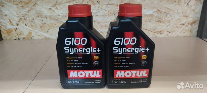 Motul 6100 Synergie+ 10W40 1л