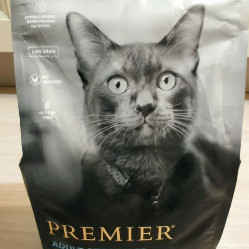 Premier adult sterilised 2кг корм для кошек