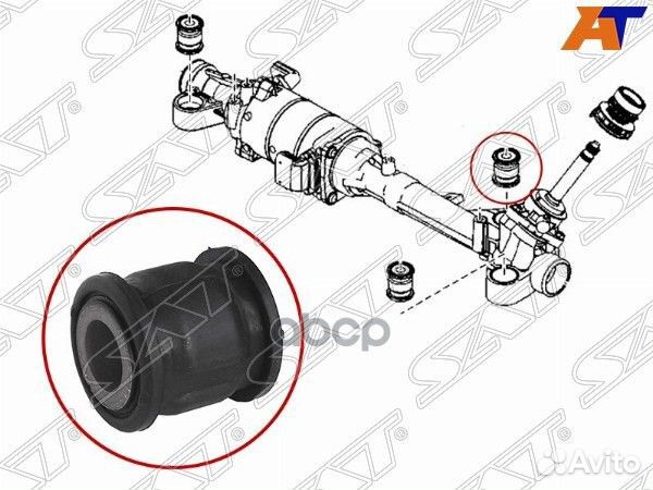 Сайлентблок рулевой рейки mazda 6 08-13 stg33s3