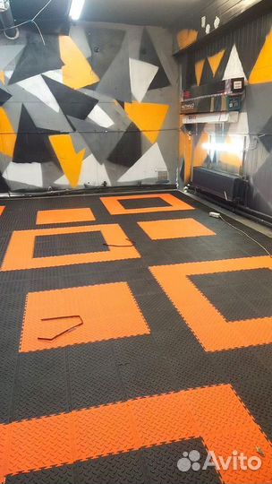 Модульный пол для гаража