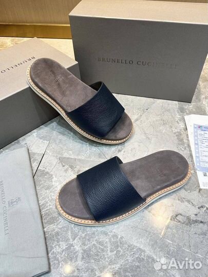 Шлёпки мужские brunello cucinelli