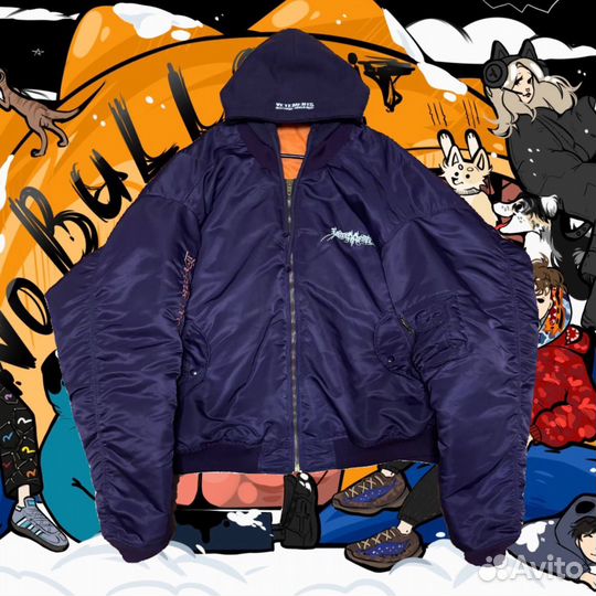 Vetements total fucking darkness (TFD) Bomber 17aw