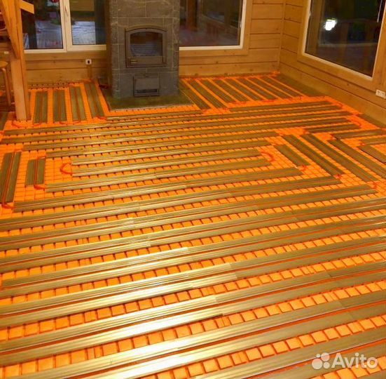 Маты для теплого пола с бобышками