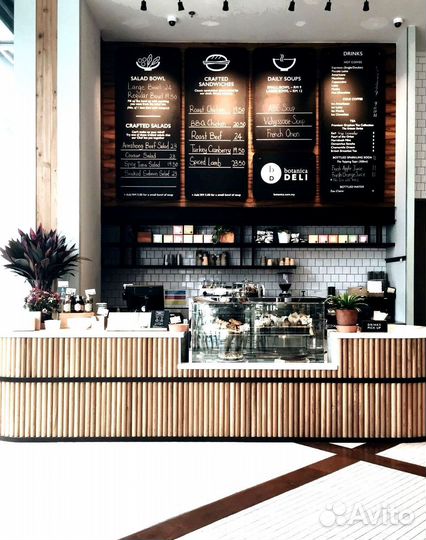 Барная стойка для фудкорта