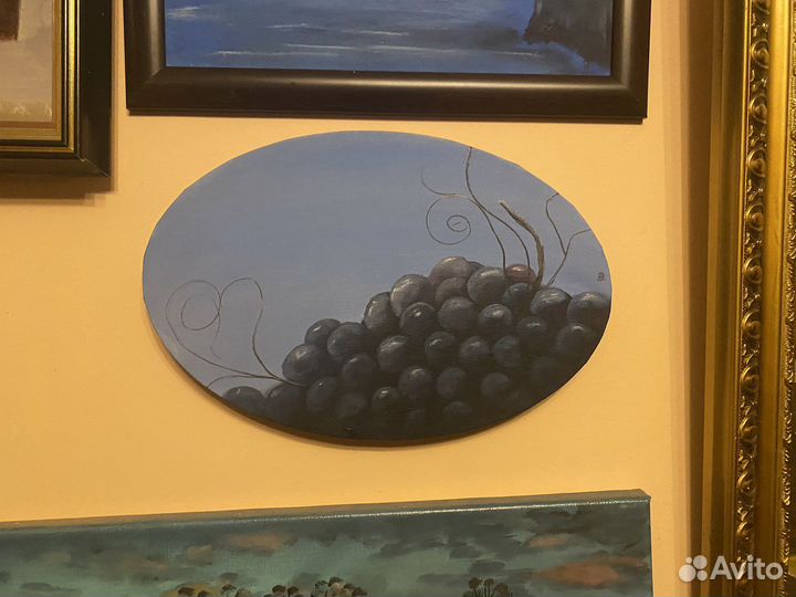 Картина маслом Гроздь винограда