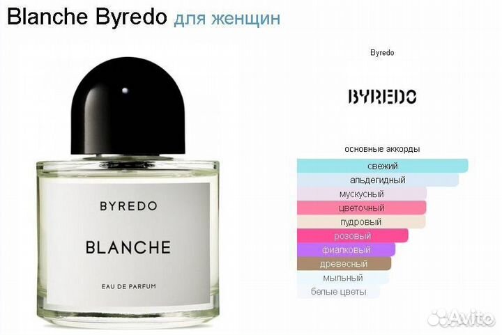 Byredo Blanche духи парфюм