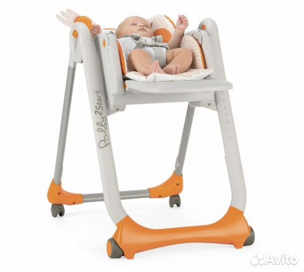 Стульчик для кормления chicco polly 2