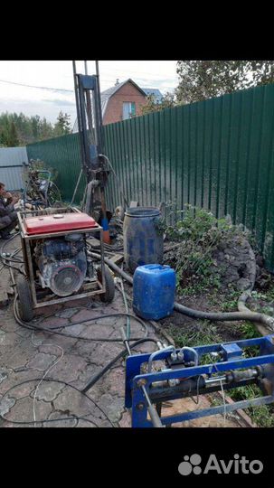 Бурение скважин малогабаритной установкой