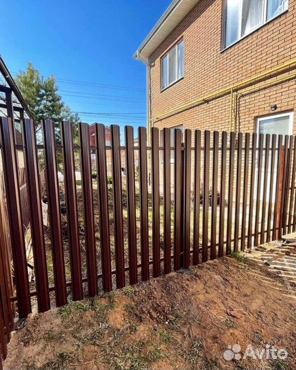 Забор за 1 день под ключ