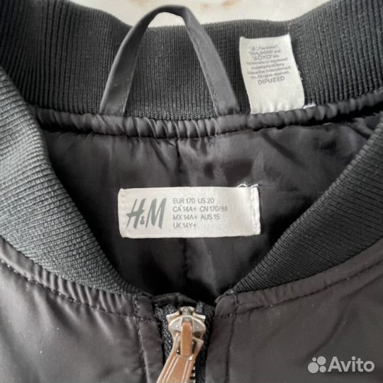 Бомбер на мальчика H&M 170/13-14 лет