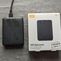 Внешний жёсткий диск 4tb wd elements