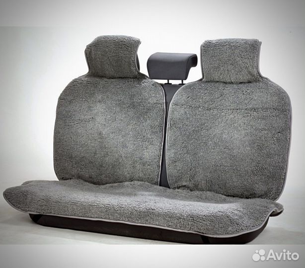 Меховые накидки на сидения (полный комплект)