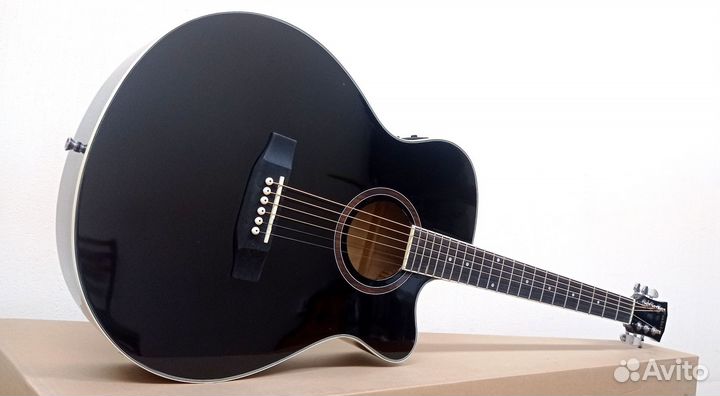 Электроакустическая гитара Fabio F4050BK EQ новая