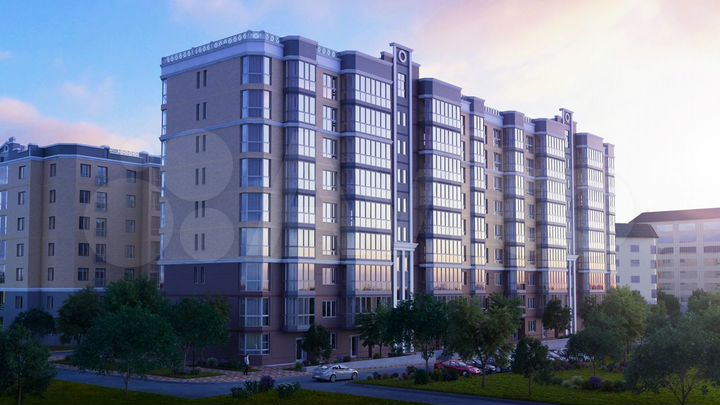 2-к. квартира, 65,5 м², 2/9 эт.