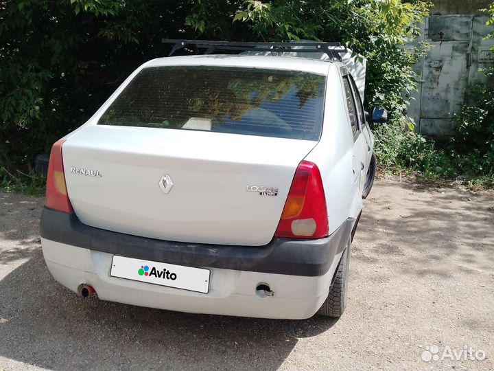 Renault Logan 1.4 МТ, 2007, битый, 400 000 км