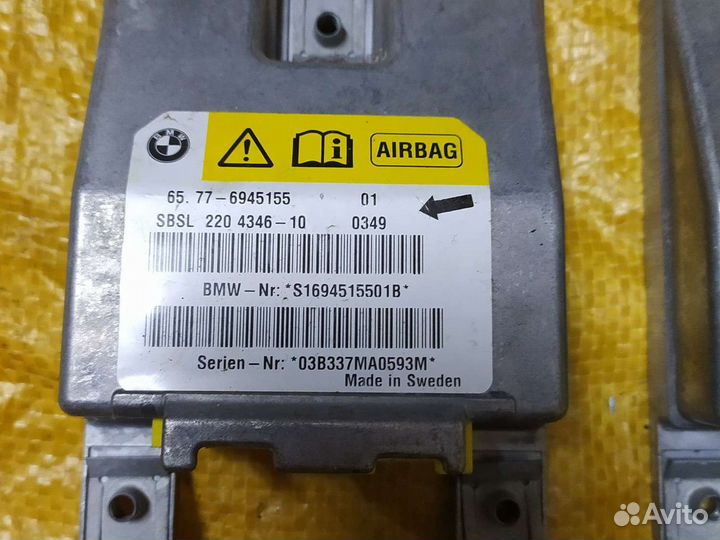 Bmw e60 airbag блок управления подушек безопасност