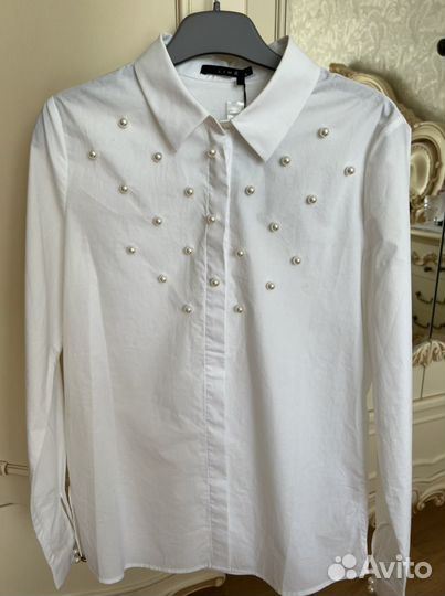 Рубашка белая lime р. 40-42 (новая с биркой)