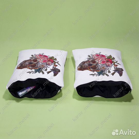 Парные Подушки Для Влюбленных и Игрушек + Принт