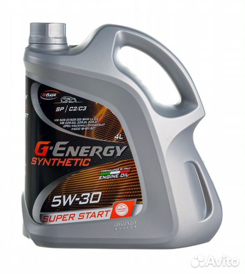 Масло G-Energy Synthetic Super Start 5W30 (4л) 25