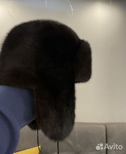 Шапка ушанка норка