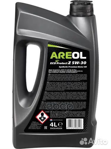 Areol ECO Protect Z 5W30 (4L) масло моторное