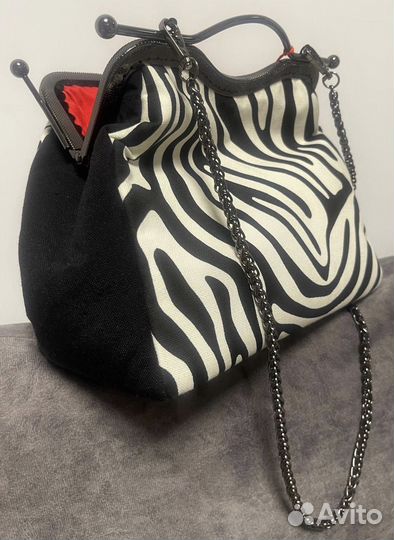 Сумка женская зебра