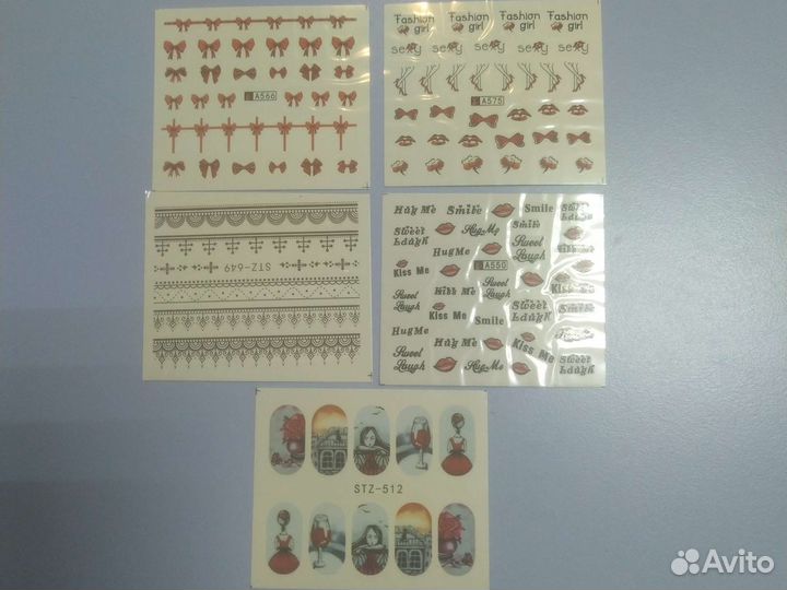 Наклейки для ногтей