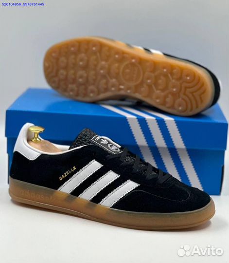 Кроссовки Adidas Gazelle Black (Арт.70617)