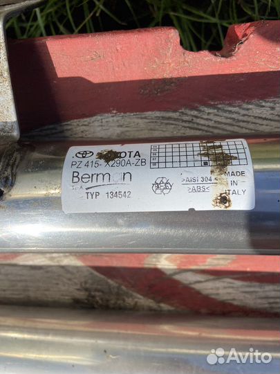 Подножки пороги на toyota rav4 XA20