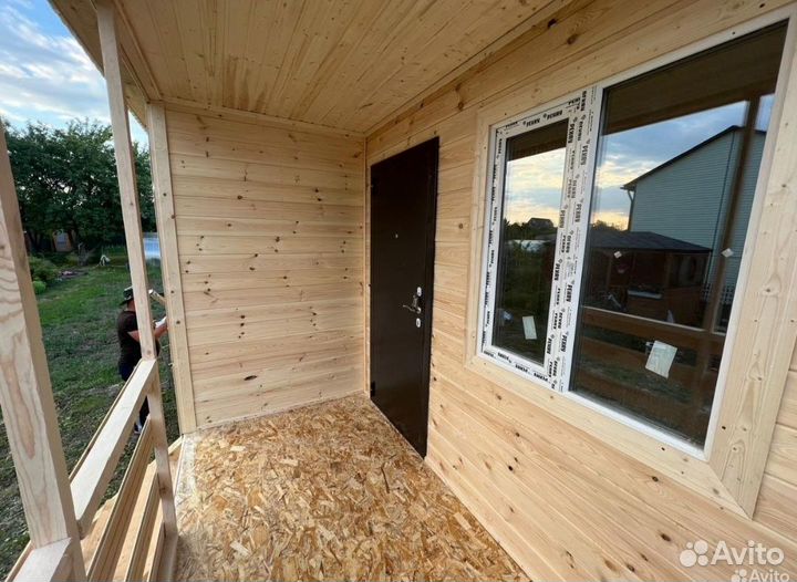 Дом дачный 6х6