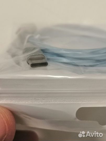 Светящийся кабель зарядки смартфона Type C