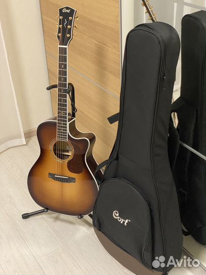 Электроакустическая гитара Cort Gold-A8-wcase-LB