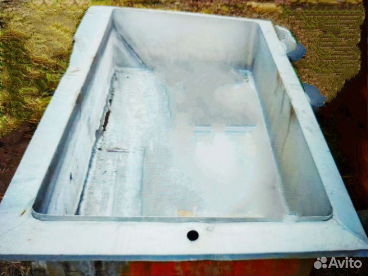 Емкость алюминиевая бу